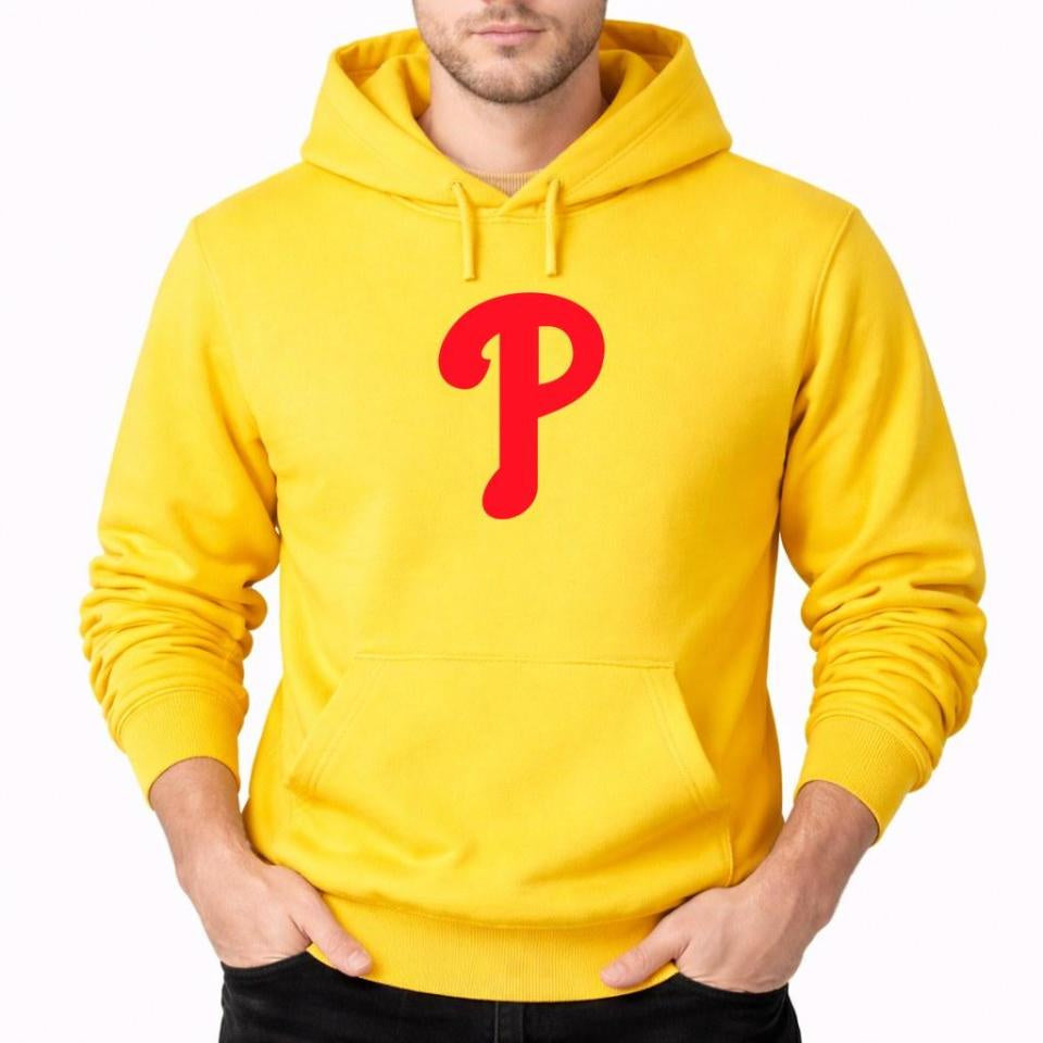 Men's Philadelphia Phillies Pullover Hoodie - Yellow