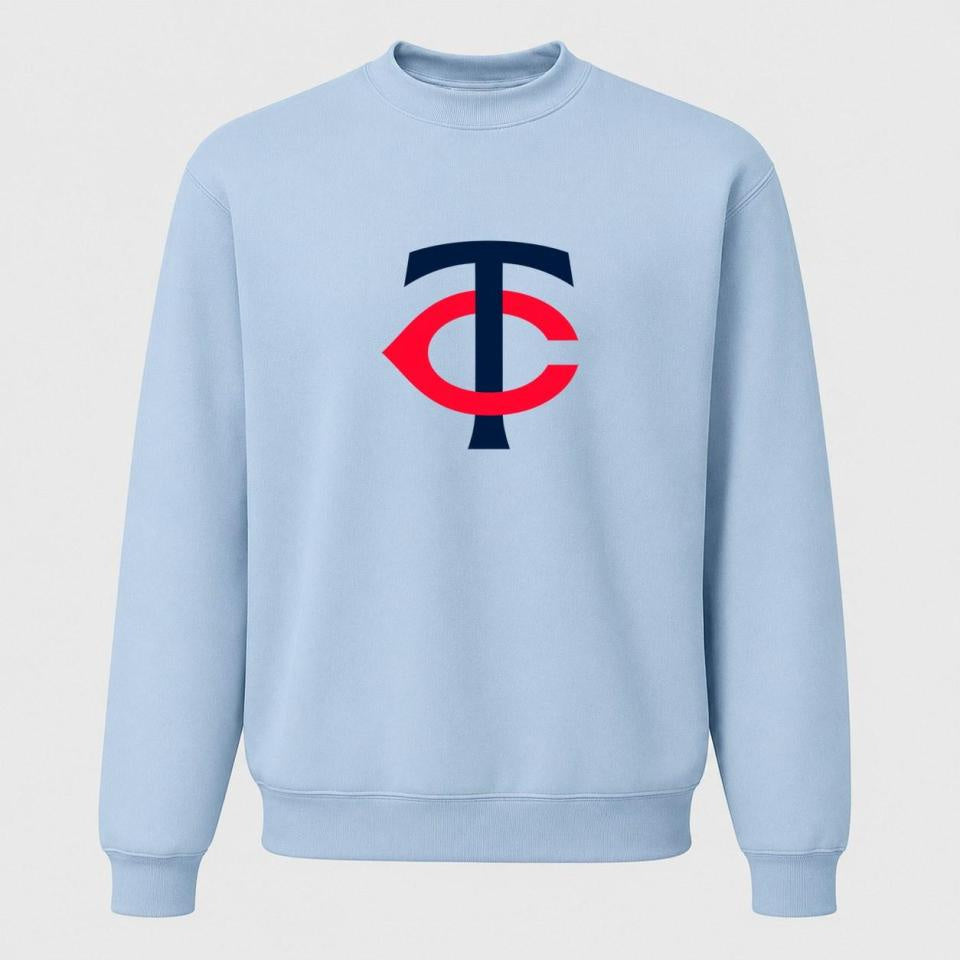 Men's Minnesota Twins Crewneck Sweatshirt - Sky Blue