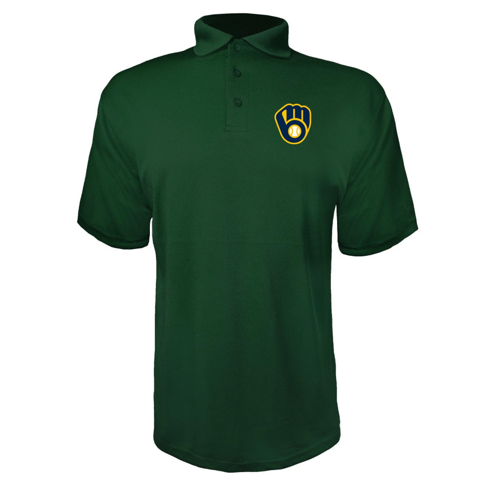 Men's Milwaukee Brewers Quarter Zip - Dark Gray