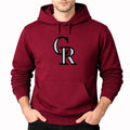 Men's Colorado Rockies Pullover Hoodie - Burgundy