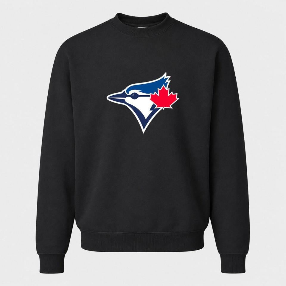 Men's Toronto Blue Jays Crewneck Sweatshirt - Black