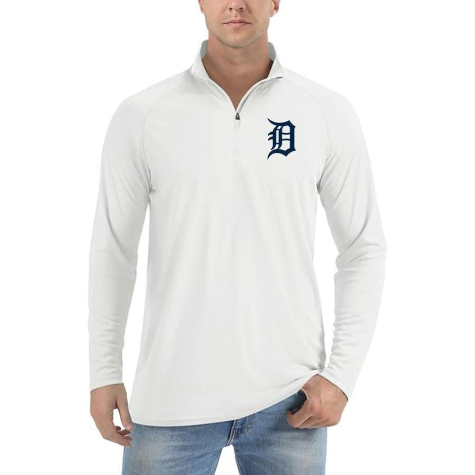 Men's Detroit Tigers Polyester Polo - Sky Blue