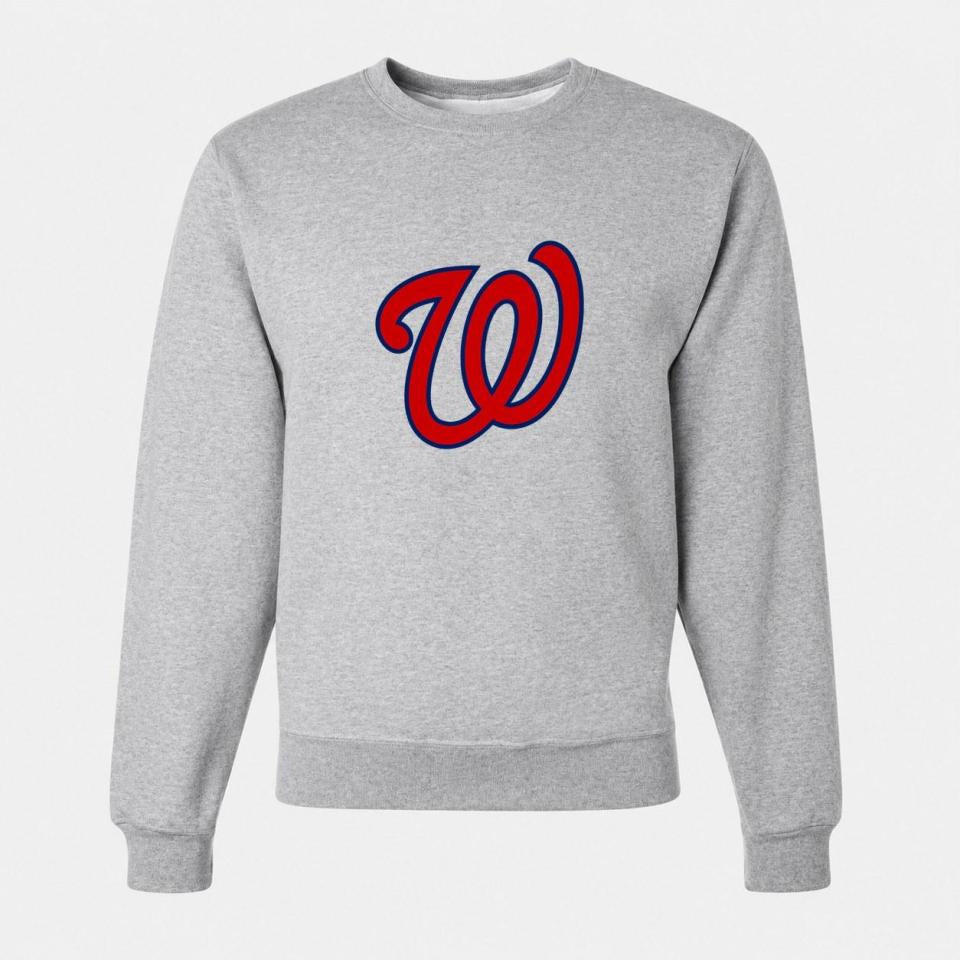 Men's Washington Nationals Crewneck Sweatshirt - Gray