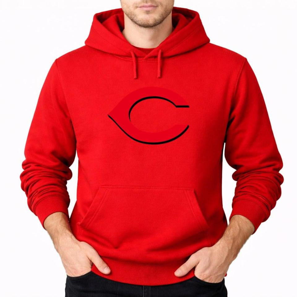 Men's Cincinnati Reds Pullover Hoodie - Red
