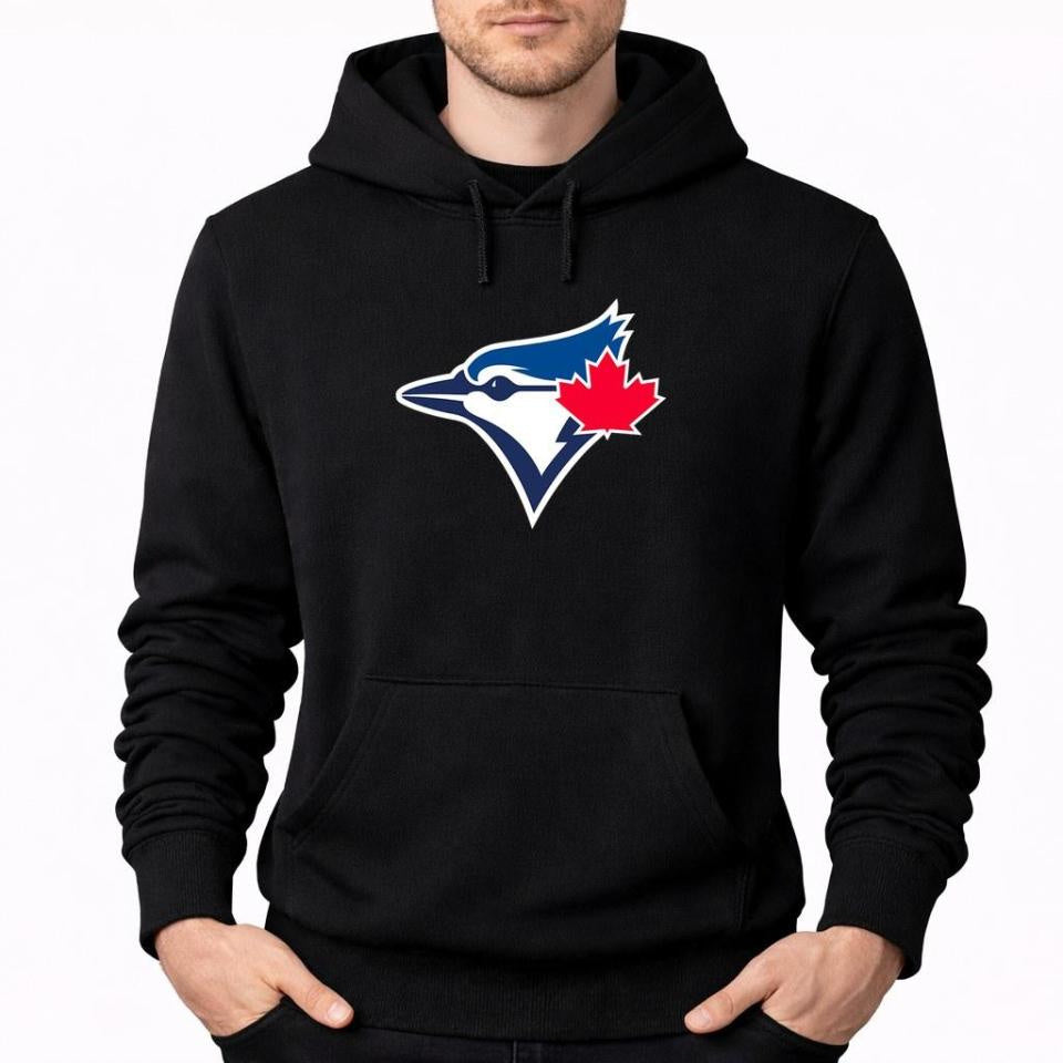 Men's Toronto Blue Jays Pullover Hoodie - Black