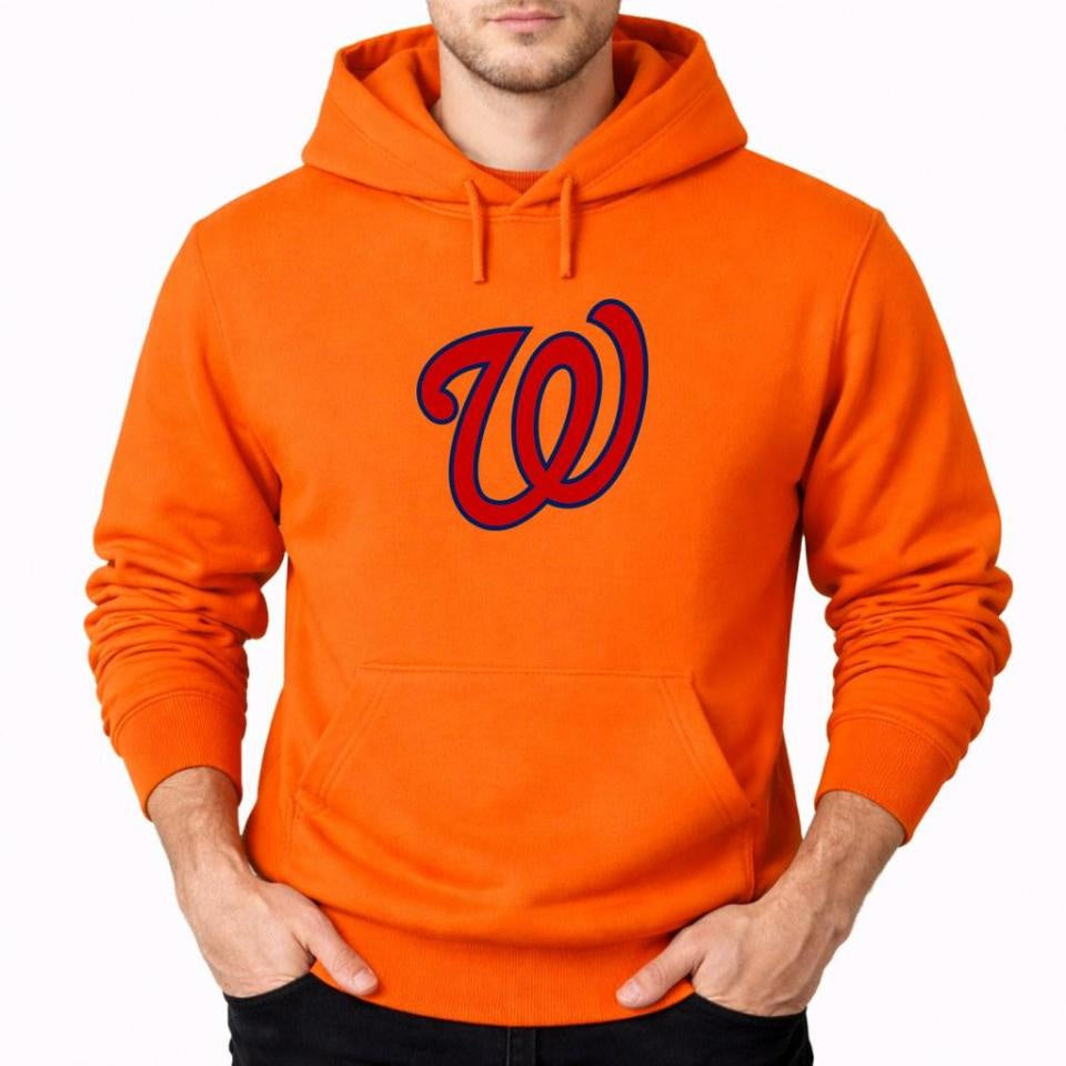Men's Washington Nationals Pullover Hoodie - Orange