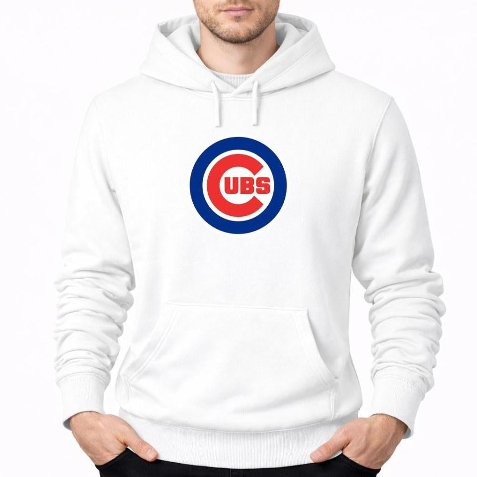 Men's Chicago Cubs Pullover Hoodie - White