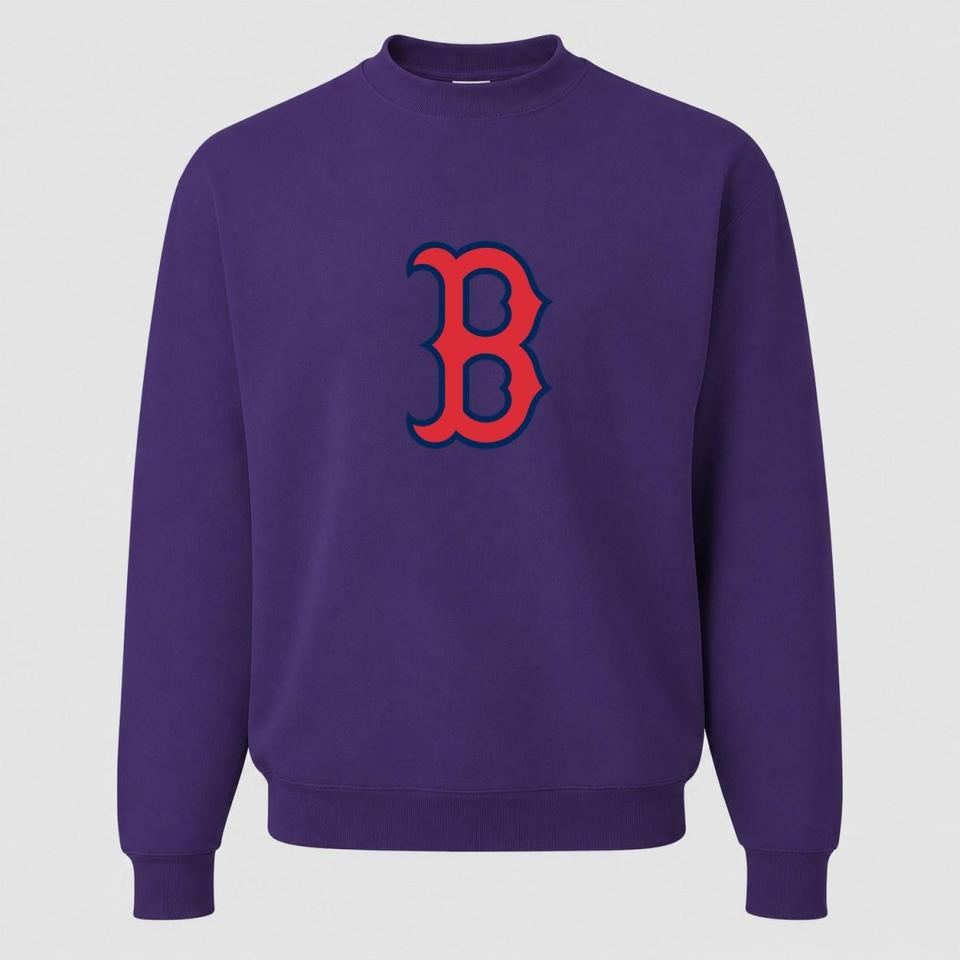 Men's Boston Red Sox Crewneck Sweatshirt - Purple
