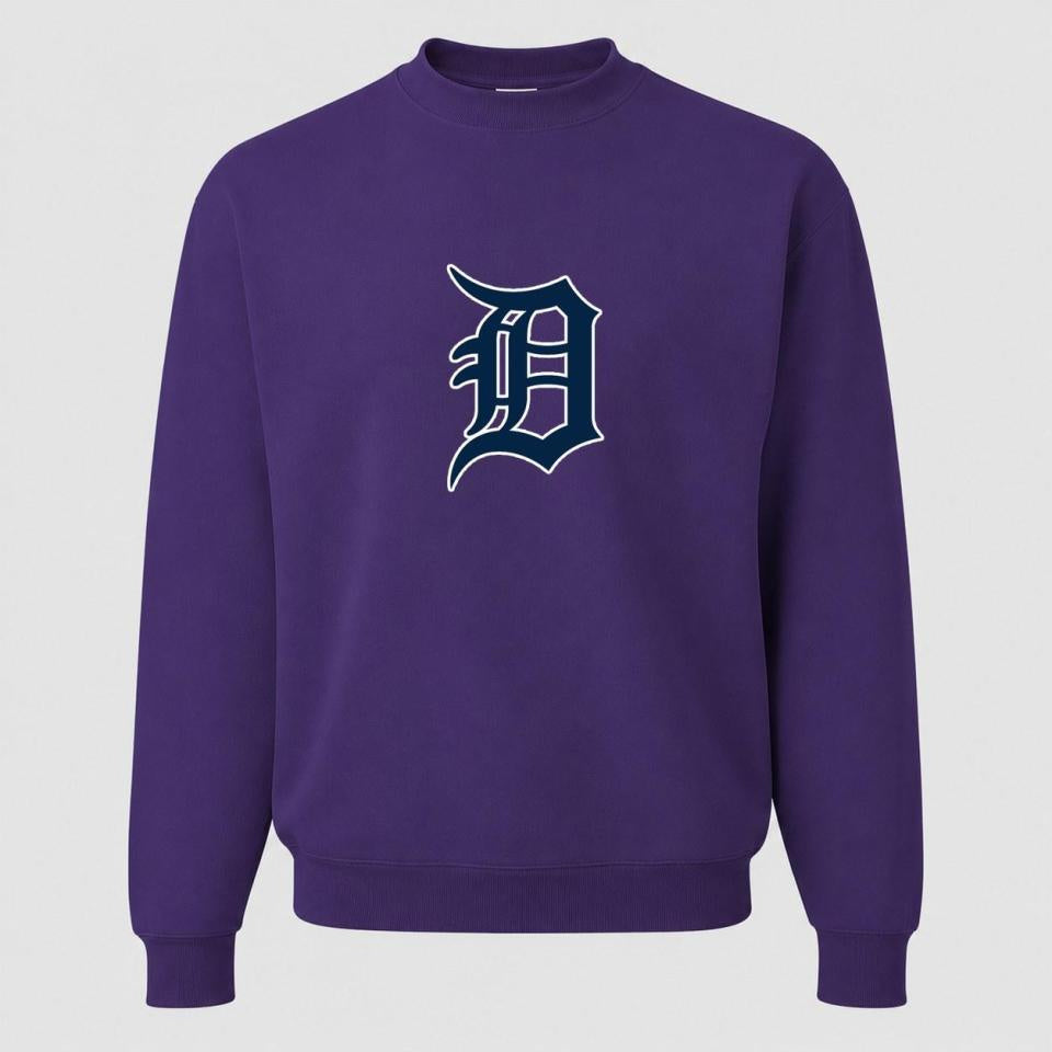 Men's Detroit Tigers Crewneck Sweatshirt - Purple