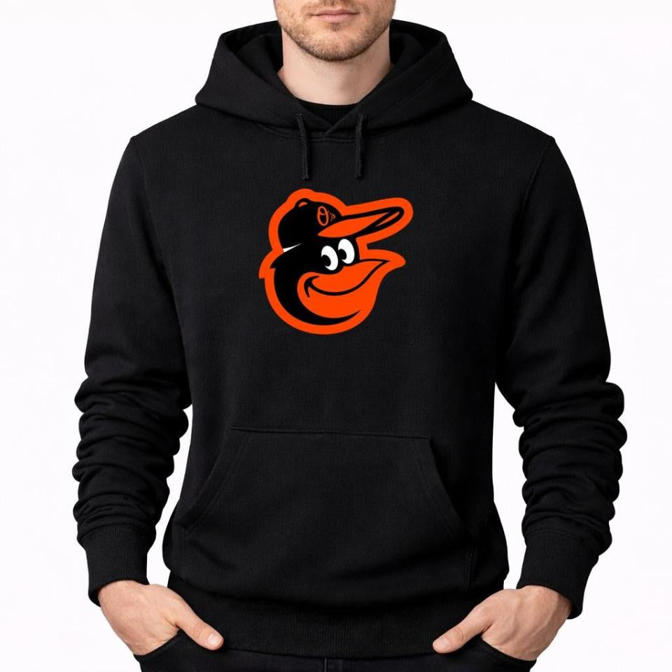 Men's Baltimore Orioles Pullover Hoodie - Black