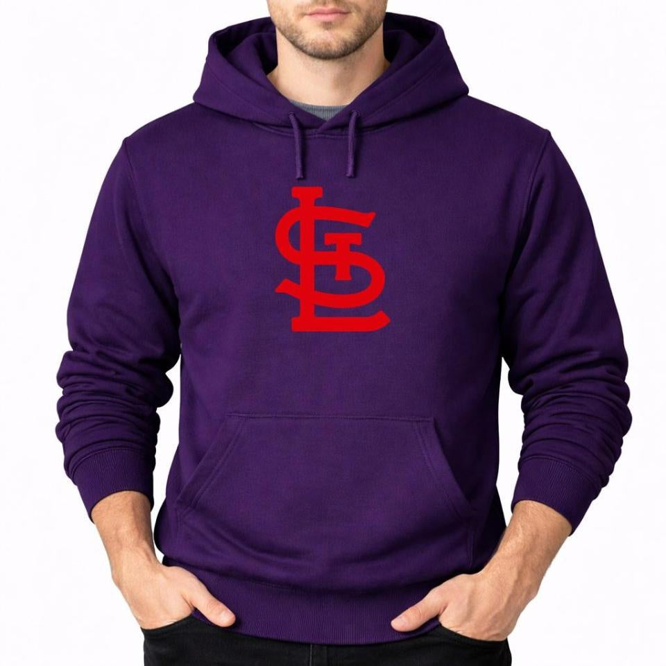 Men's St. Louis Cardinals Pullover Hoodie - Purple