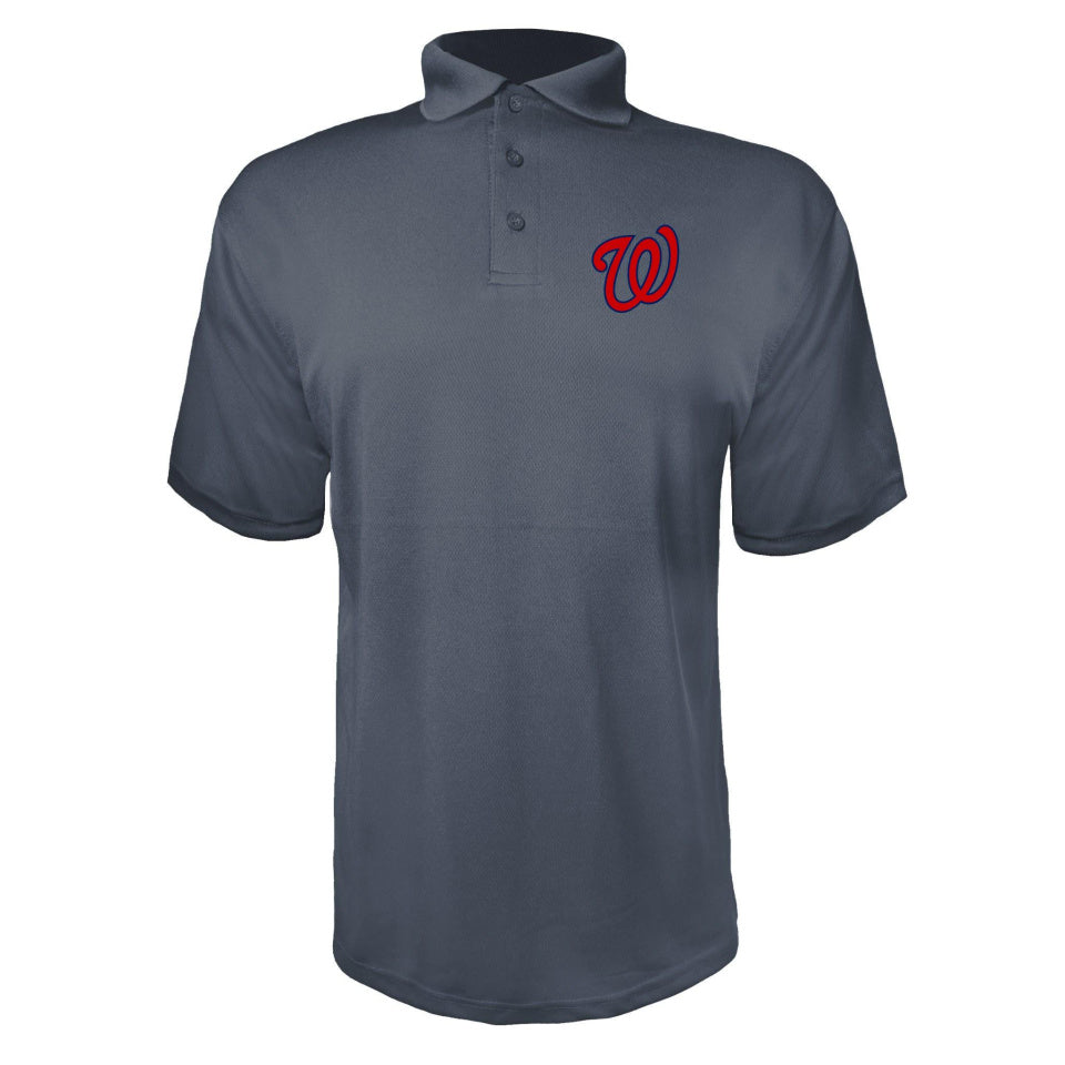 Men's Washington Nationals Quarter Zip - Black