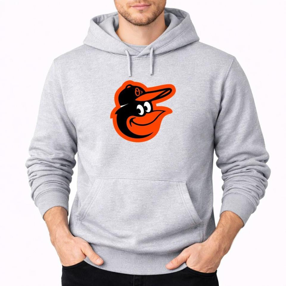 Men's Baltimore Orioles Pullover Hoodie - Gray