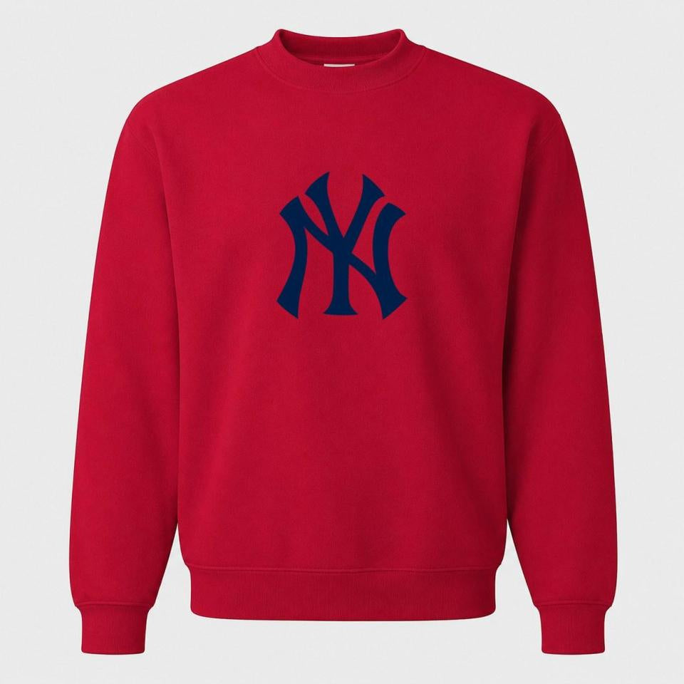 Men's New York Yankees Crewneck Sweatshirt - Red