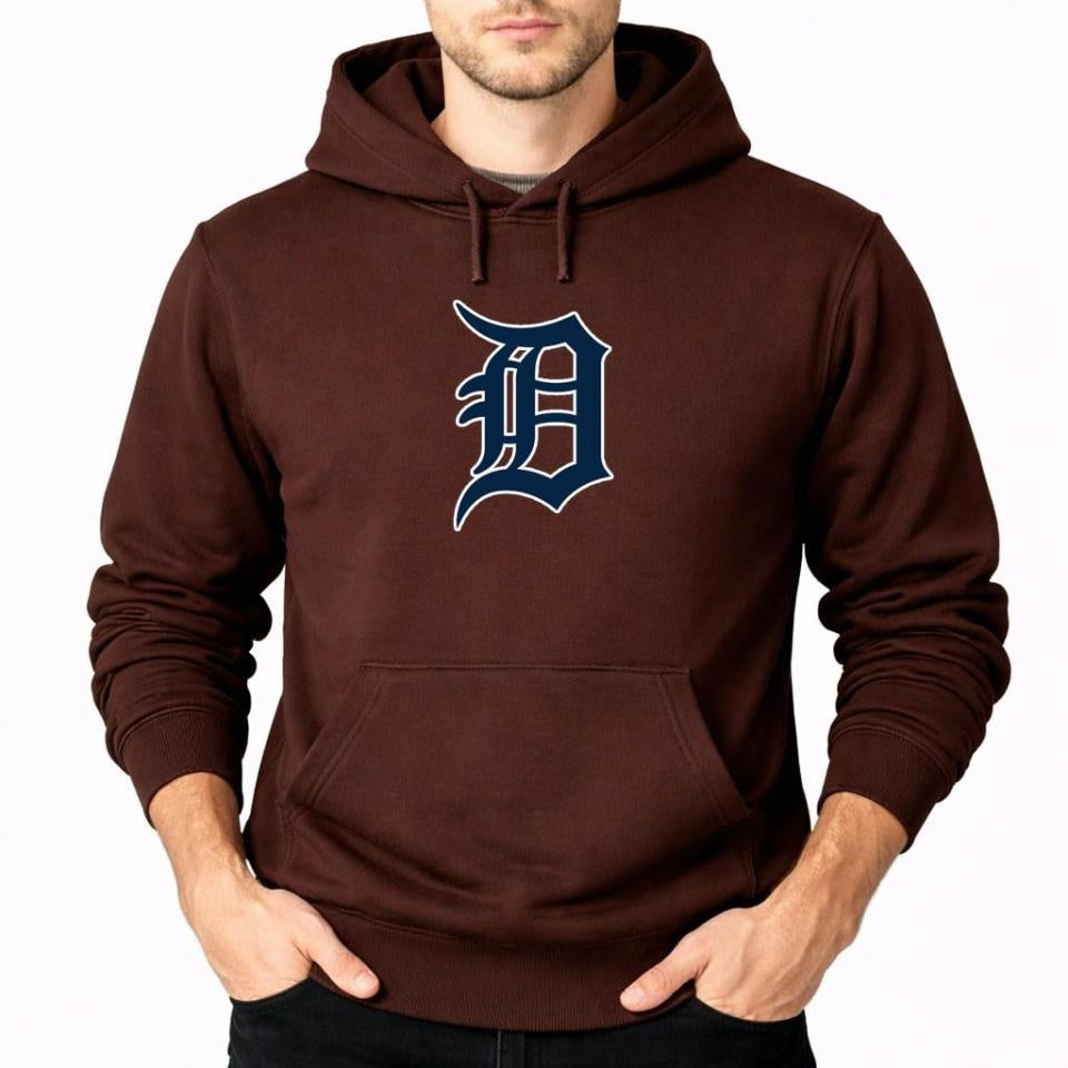 Men's Detroit Tigers Pullover Hoodie - Brown