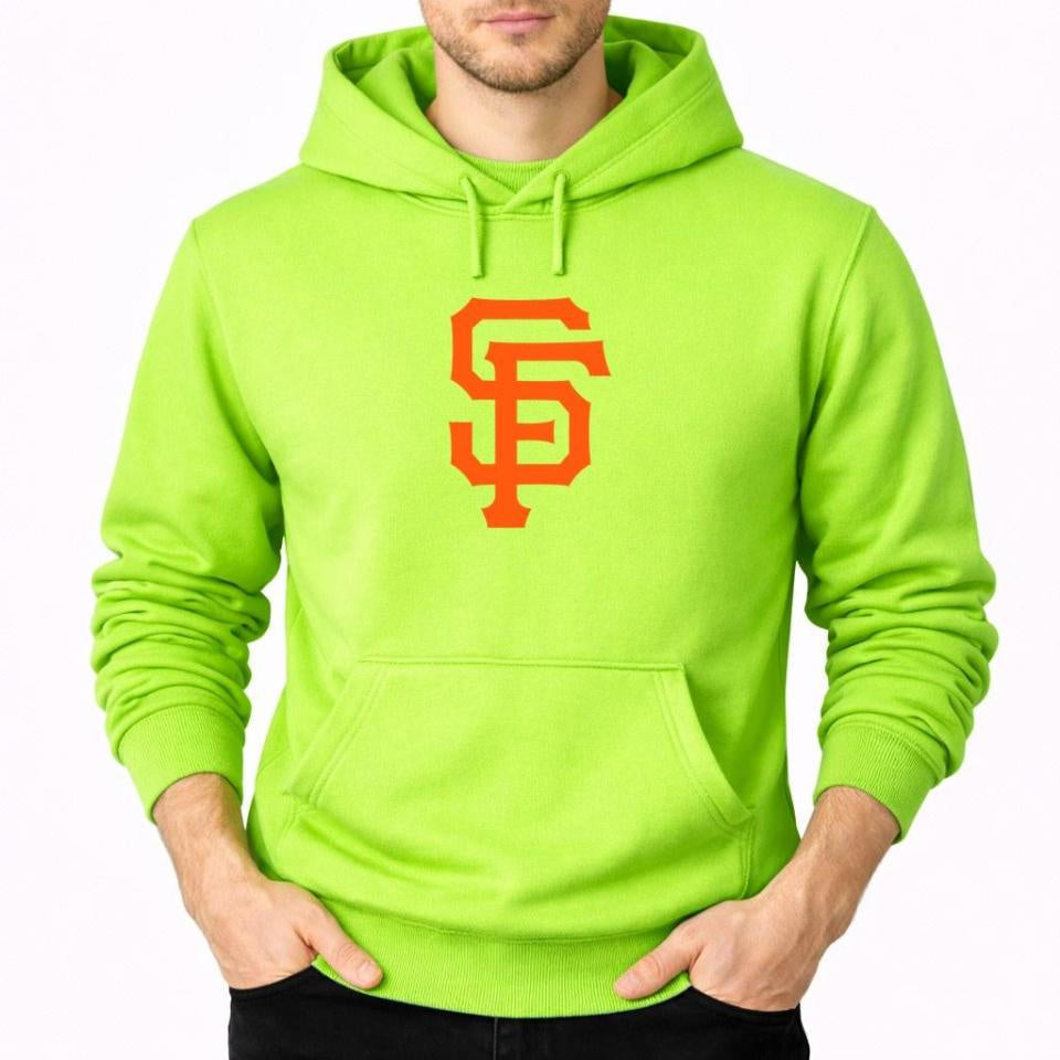 Men's San Francisco Giants Pullover Hoodie - Lime Green