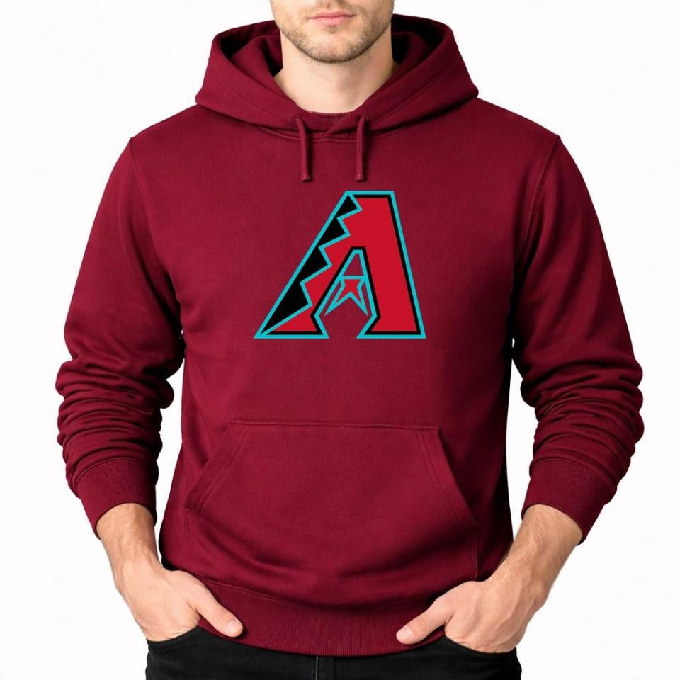 Men's Arizona Diamondbacks Pullover Hoodie - Burgundy