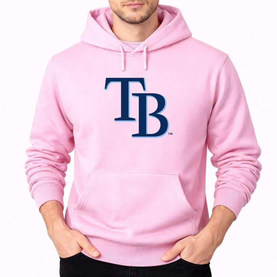 Men's Tampa Bay Rays Pullover Hoodie - Pink