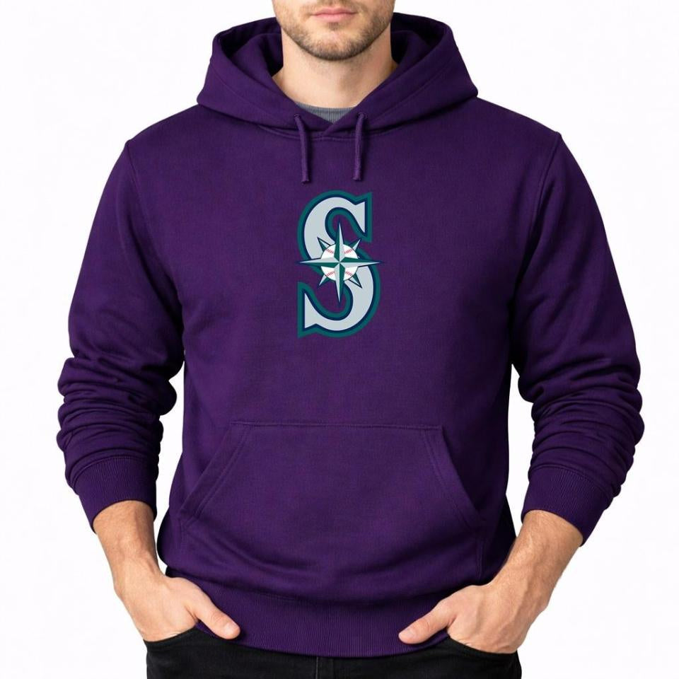 Men's Seattle Mariners Pullover Hoodie - Purple