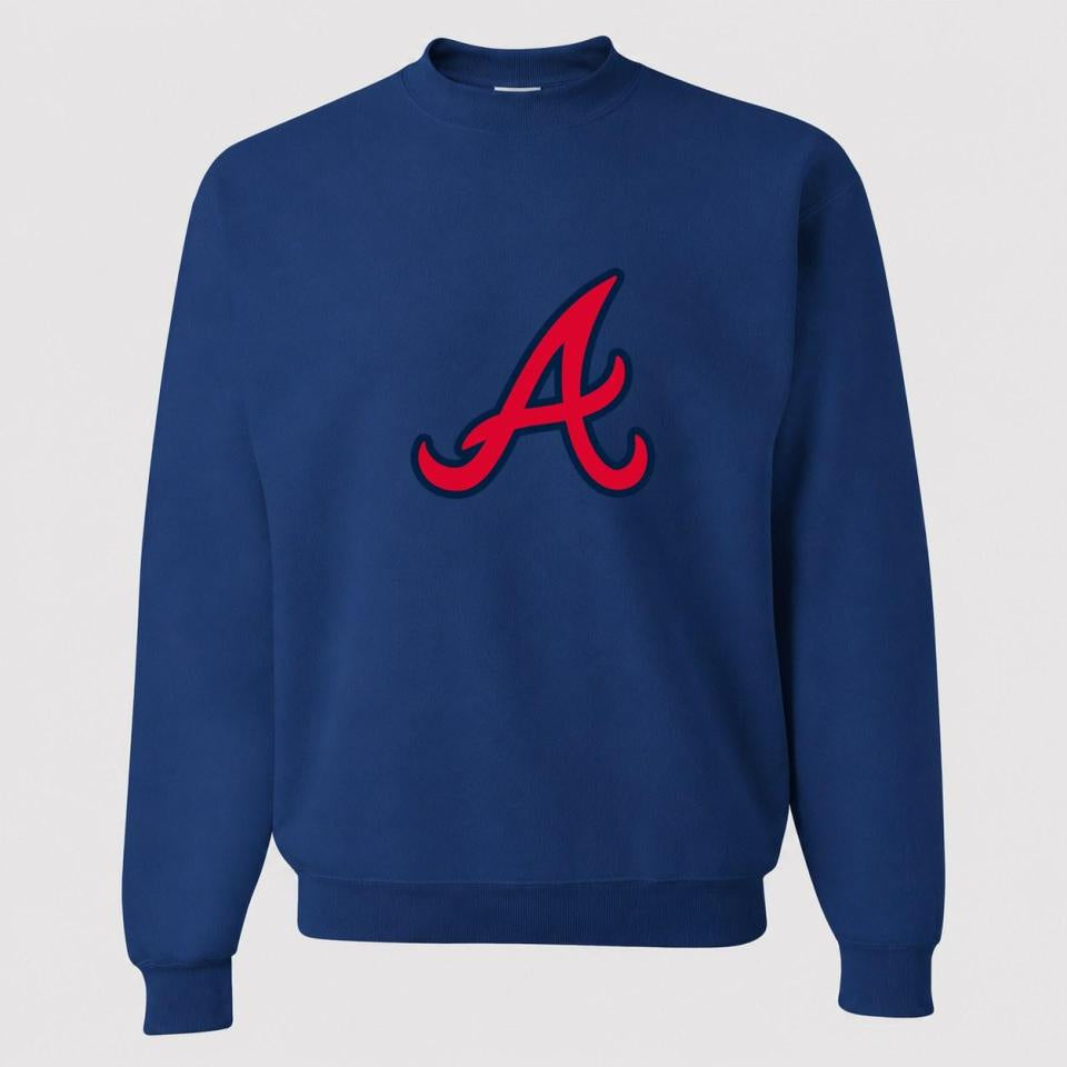 Men's Atlanta Braves Crewneck Sweatshirt - Blue