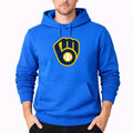 Men's Milwaukee Brewers Pullover Hoodie - Azure