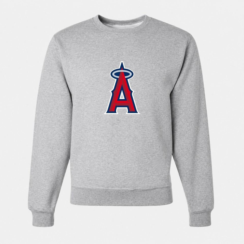 Men's Los Angeles Angels Crewneck Sweatshirt - Gray