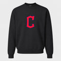 Men's Cleveland Guardians Crewneck Sweatshirt - Black
