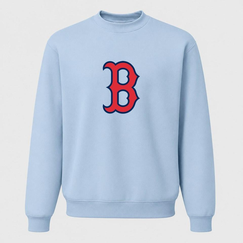 Men's Boston Red Sox Crewneck Sweatshirt - Sky Blue