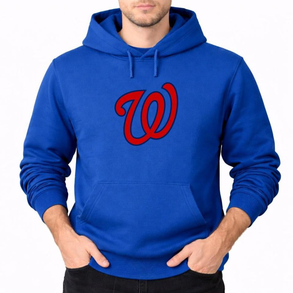 Men's Washington Nationals Pullover Hoodie - Royal Blue