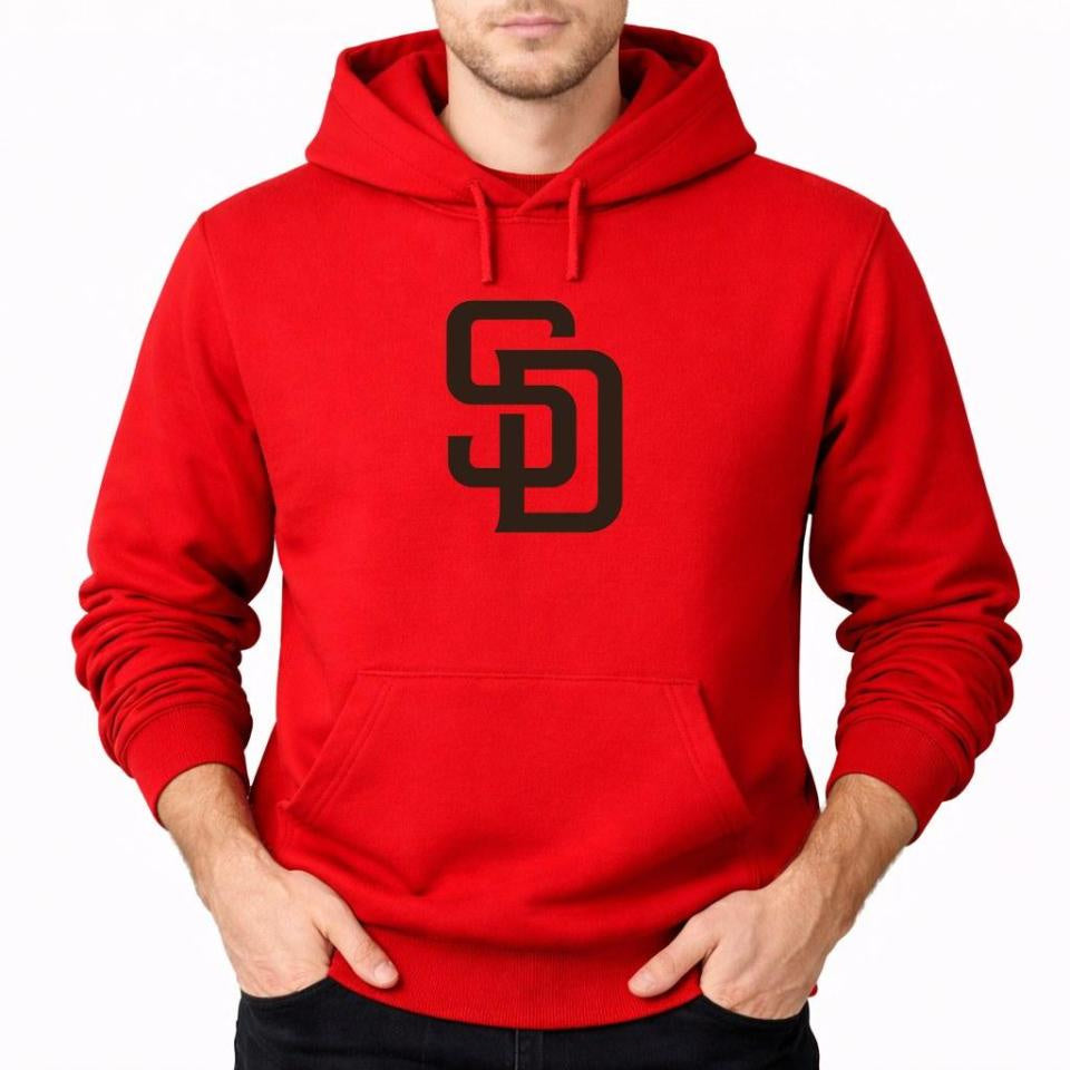 Men's San Diego Padres Pullover Hoodie - Red