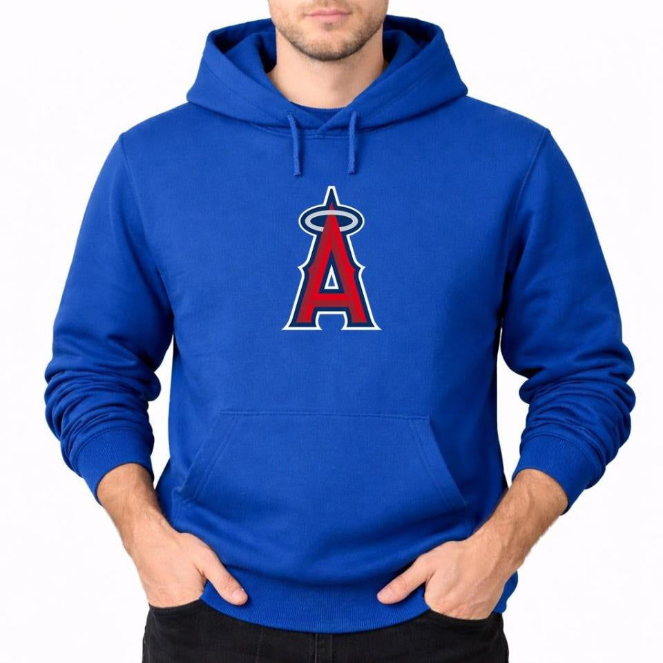 Men's Los Angeles Angels Pullover Hoodie - Royal Blue