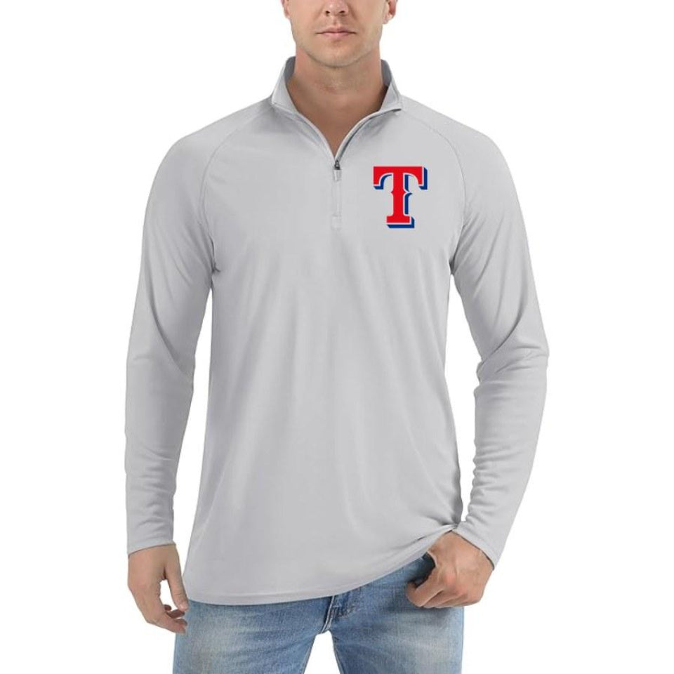 Men's Texas Rangers Polyester Polo - Navy