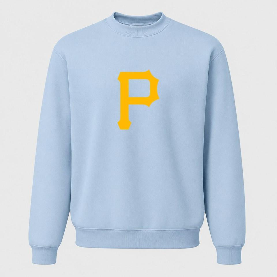 Men's Pittsburgh Pirates Crewneck Sweatshirt - Sky Blue