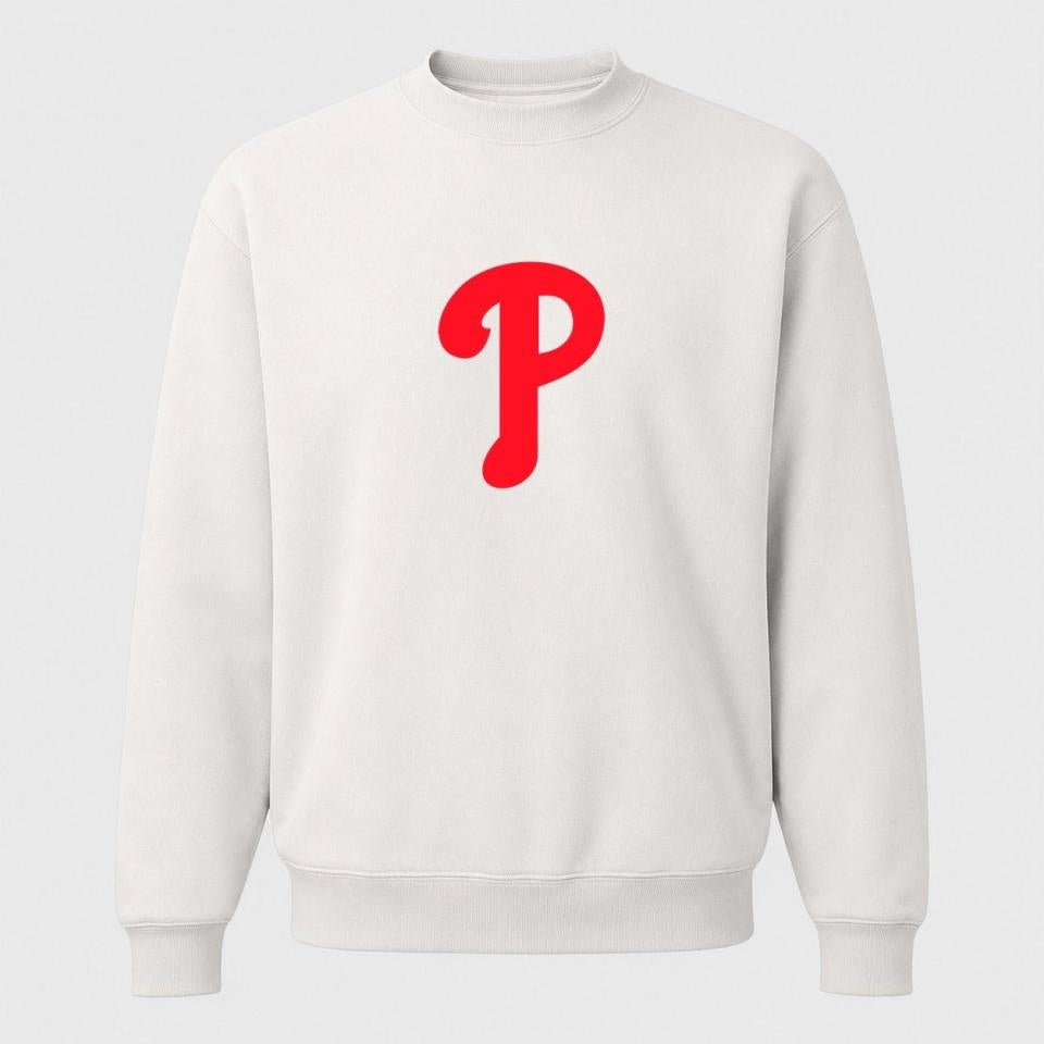 Men's Philadelphia Phillies Crewneck Sweatshirt - White