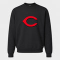 Men's Cincinnati Reds Crewneck Sweatshirt - Black
