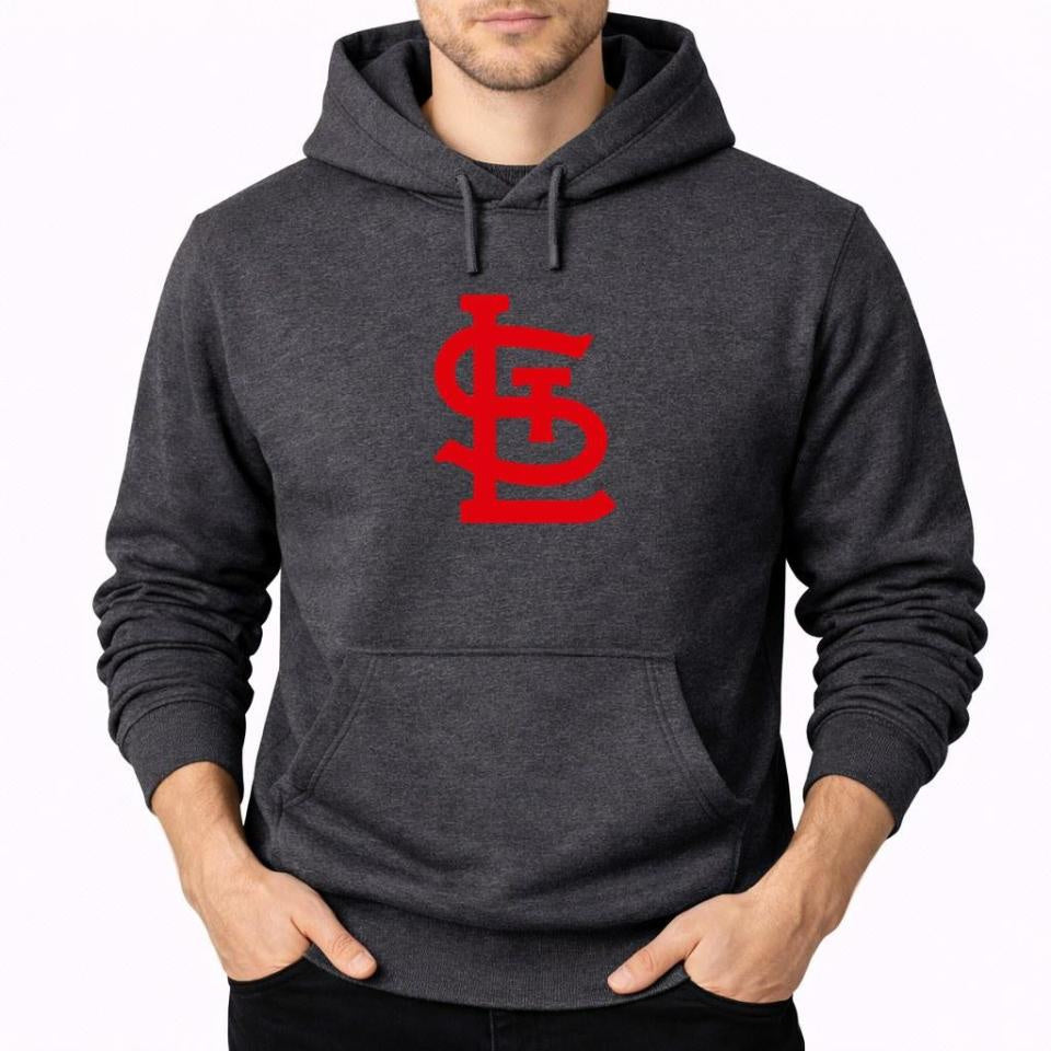 Men's St. Louis Cardinals Pullover Hoodie - Charcoal