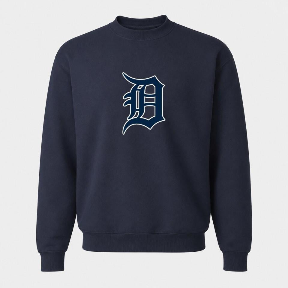 Men's Detroit Tigers Crewneck Sweatshirt - Navy