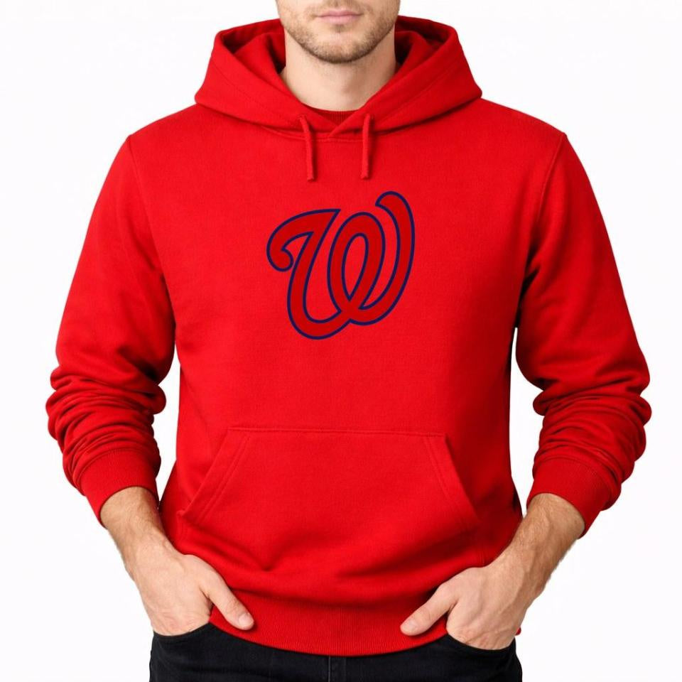 Men's Washington Nationals Pullover Hoodie - Red