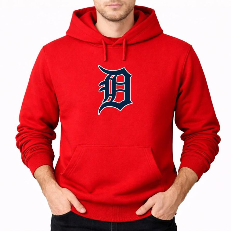 Men's Detroit Tigers Pullover Hoodie - Red