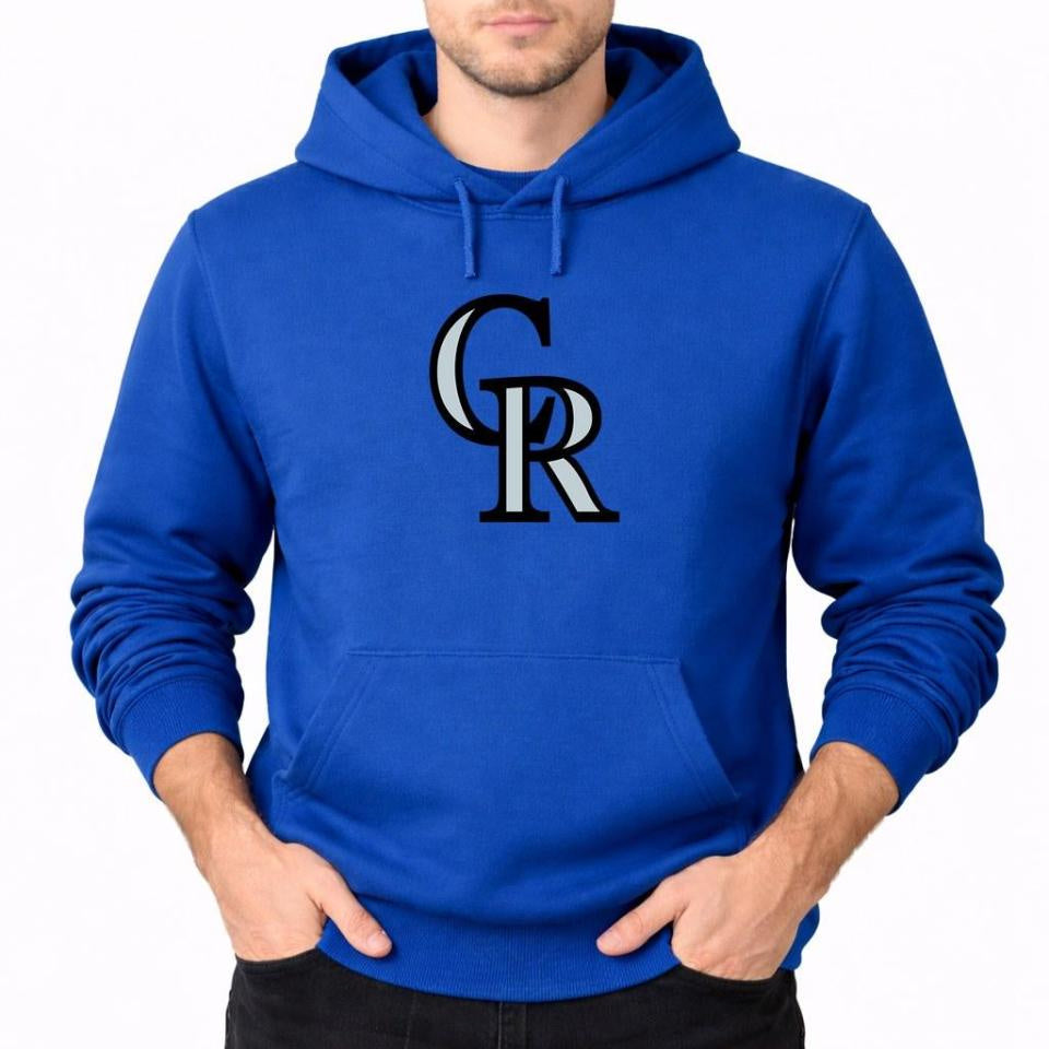 Men's Colorado Rockies Pullover Hoodie - Royal Blue