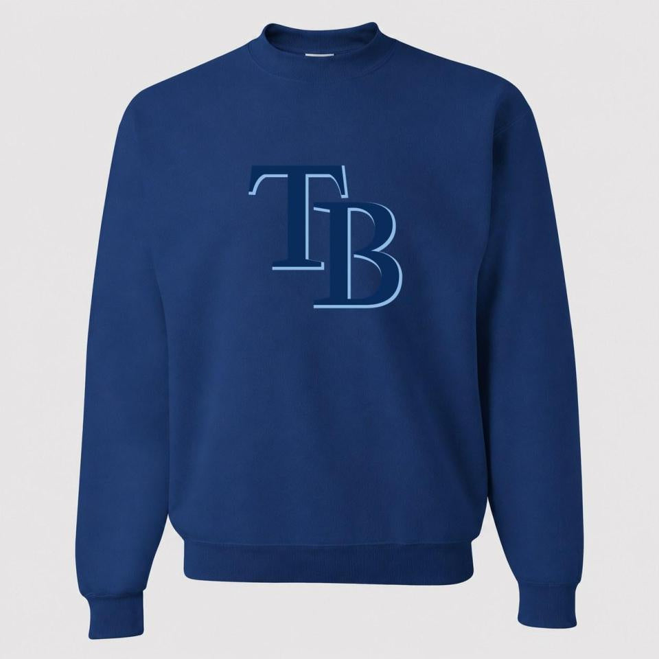 Men's Tampa Bay Rays Crewneck Sweatshirt - Blue