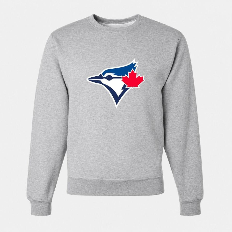 Men's Toronto Blue Jays Crewneck Sweatshirt - Gray