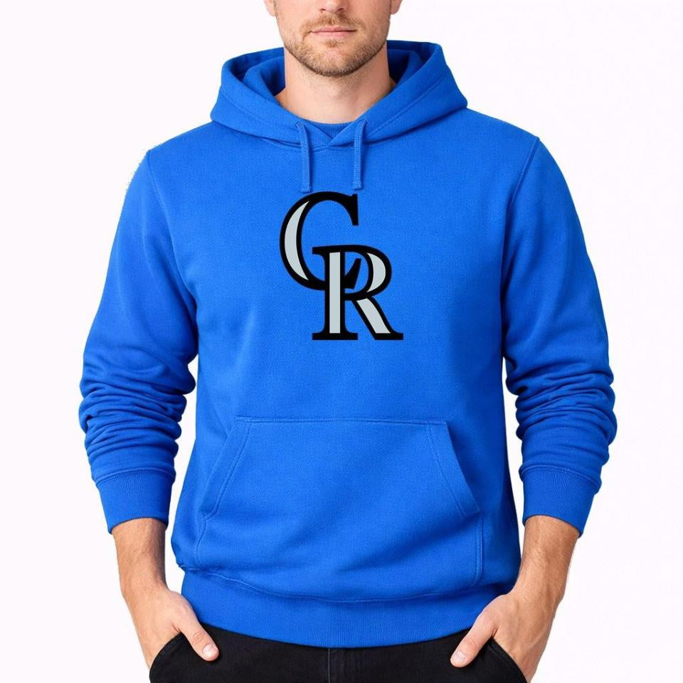 Men's Colorado Rockies Pullover Hoodie - Azure