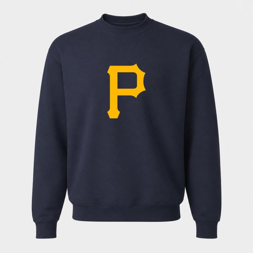Men's Pittsburgh Pirates Crewneck Sweatshirt - Navy