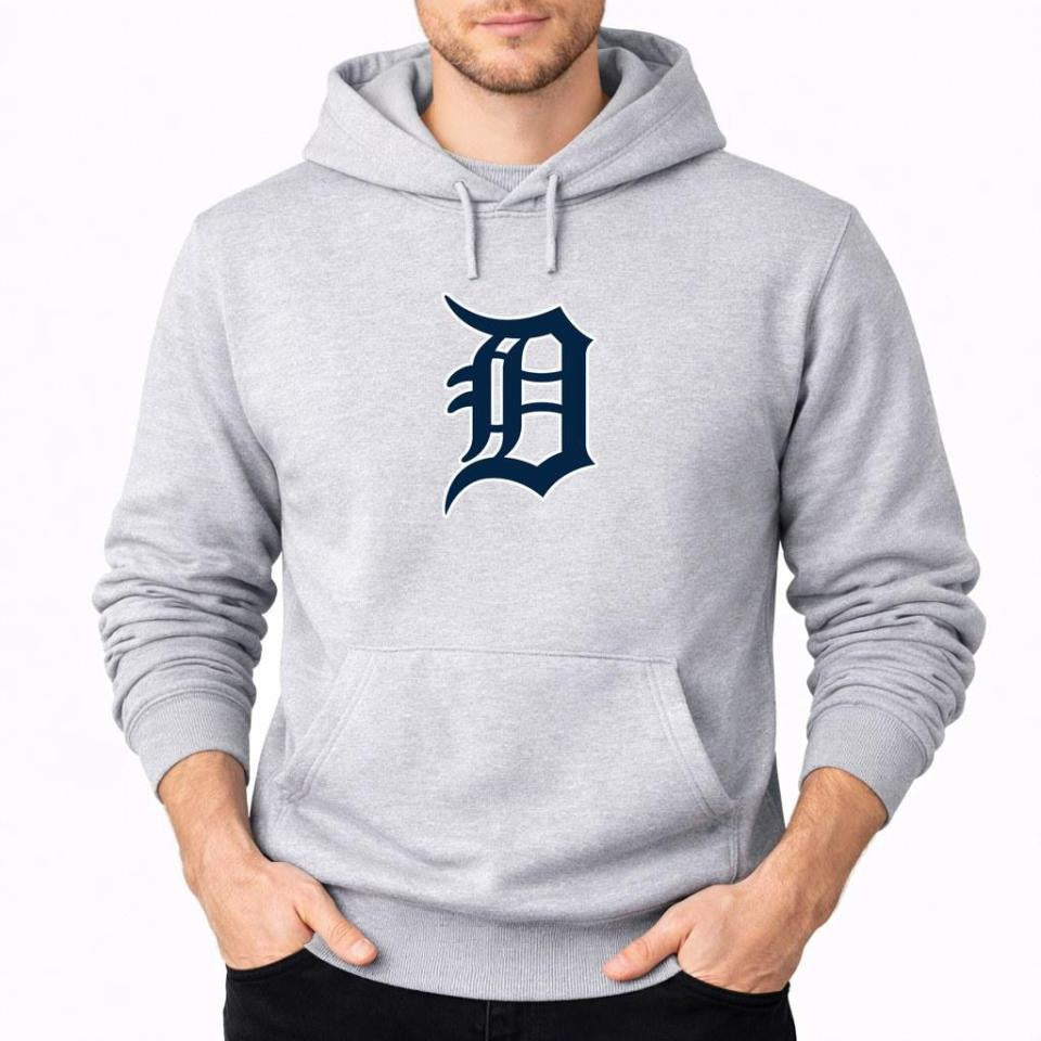 Men's Detroit Tigers Pullover Hoodie - Gray
