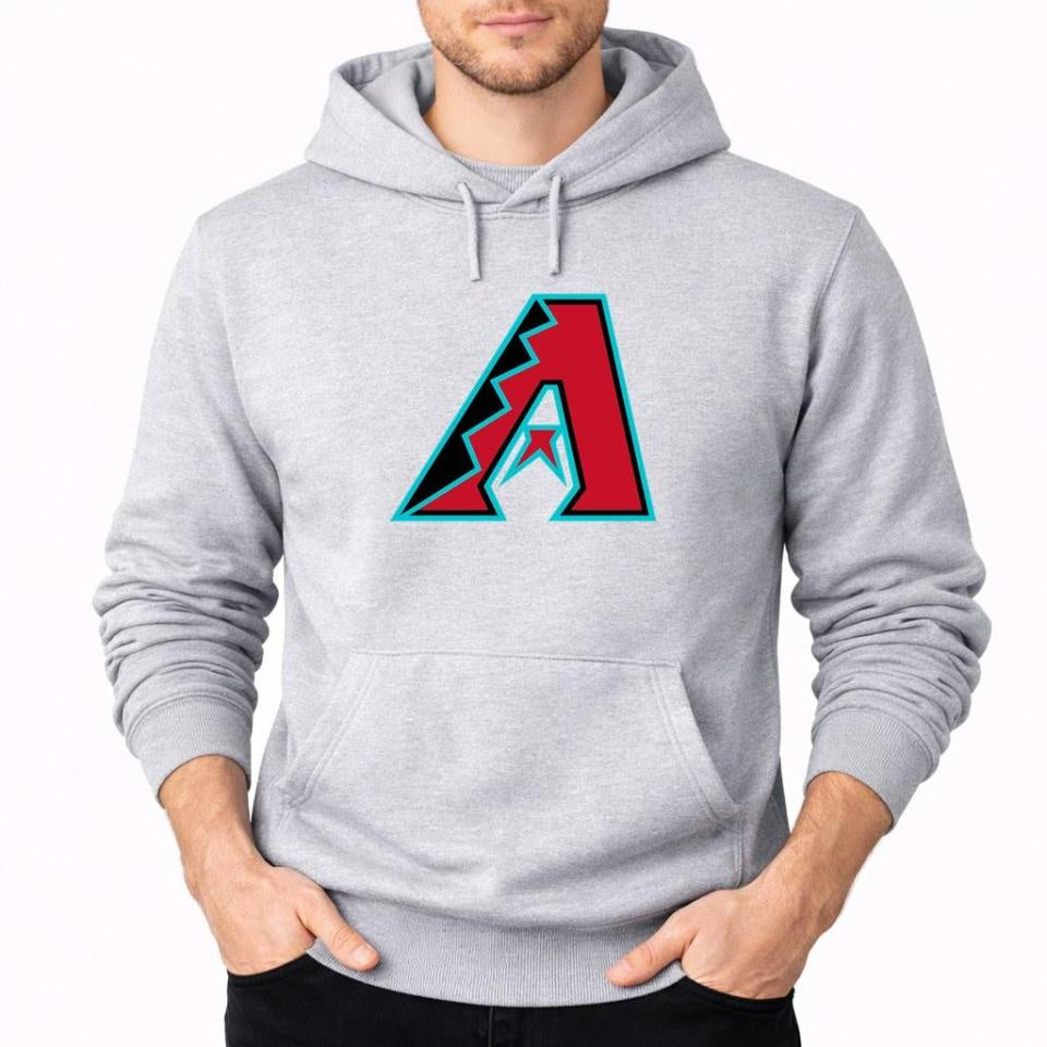 Men's Arizona Diamondbacks Pullover Hoodie - Gray