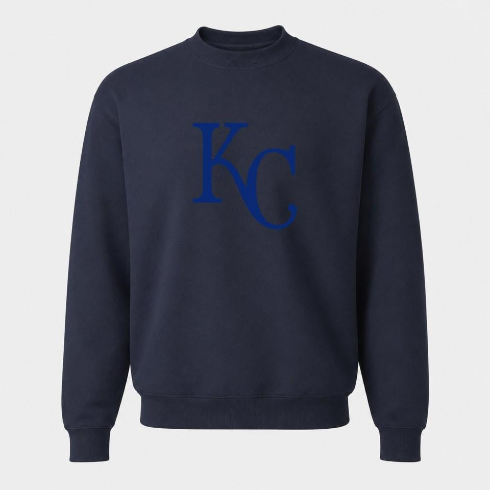 Men's Kansas City Royals Crewneck Sweatshirt - Navy