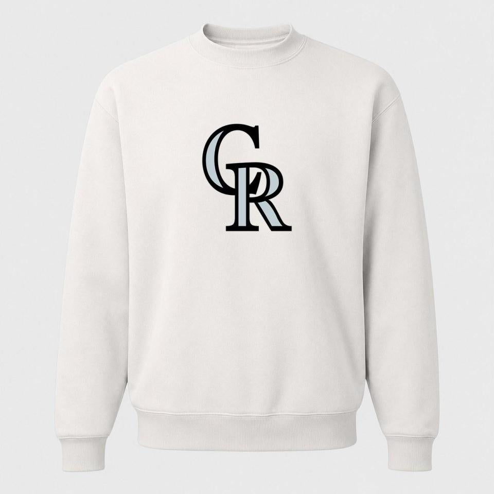 Men's Colorado Rockies Crewneck Sweatshirt - White