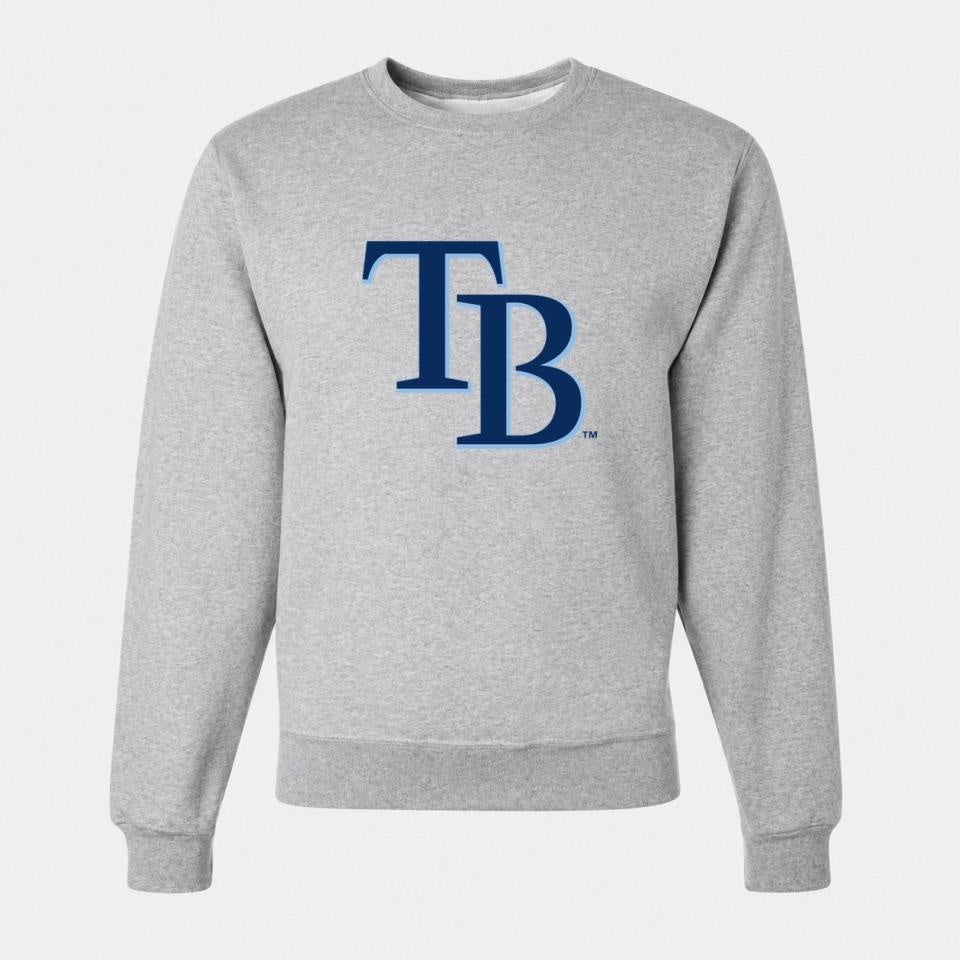 Men's Tampa Bay Rays Crewneck Sweatshirt - Gray