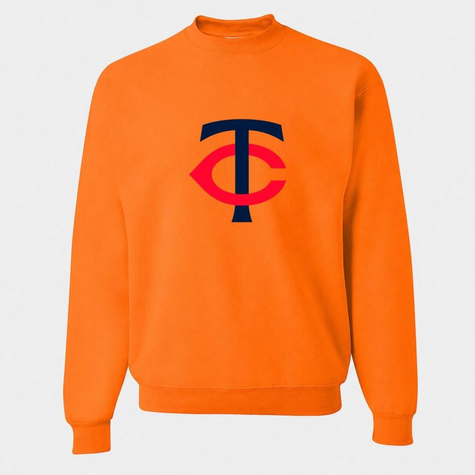 Men's Minnesota Twins Crewneck Sweatshirt - Orange